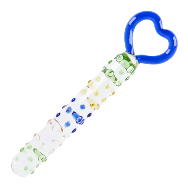 Crystal Glass Dildo With Heart Handle — image 10 of 12