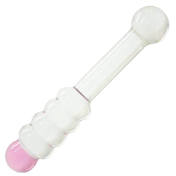 Glass Honey Stick Beaded Dildo — image 9 of 11