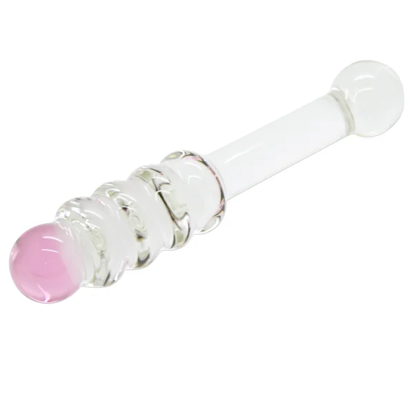 Glass Honey Stick Beaded Dildo — image 10 of 11