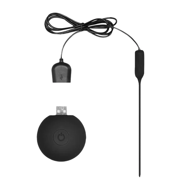 Shots Ouch Urethral Sounding Silicone Rechargeable & Remote Controlled Vibrating Plug — image 9 of 12
