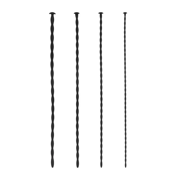Shots Ouch Beginner Urethral Sounding Silicone Spiral Screw Plug Set — image 5 of 8