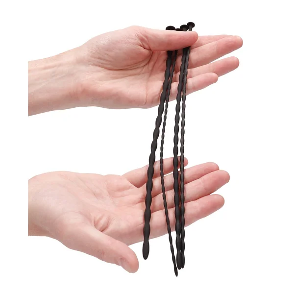 Shots Ouch Beginner Urethral Sounding Silicone Spiral Screw Plug Set — image 6 of 8