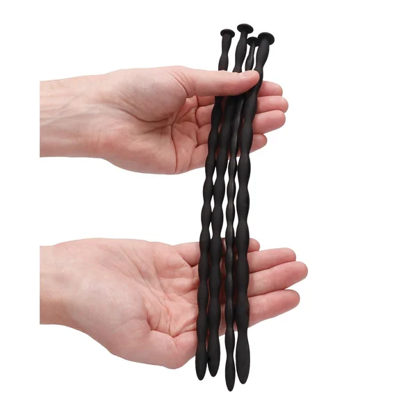 Shots Ouch Advanced Urethral Sounding Silicone Spiral Plug Set — image 8 of 12