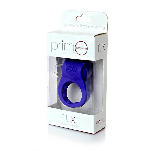 Screaming O PrimO Tux Multi-Speed Silicone Vibrating Cock Ring for Men