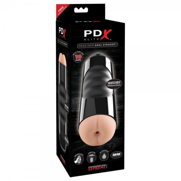 PDX ELITE MEGA GRIP ANAL STROKER