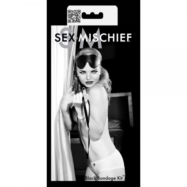 Sex & Mischief Black Bondage Kit