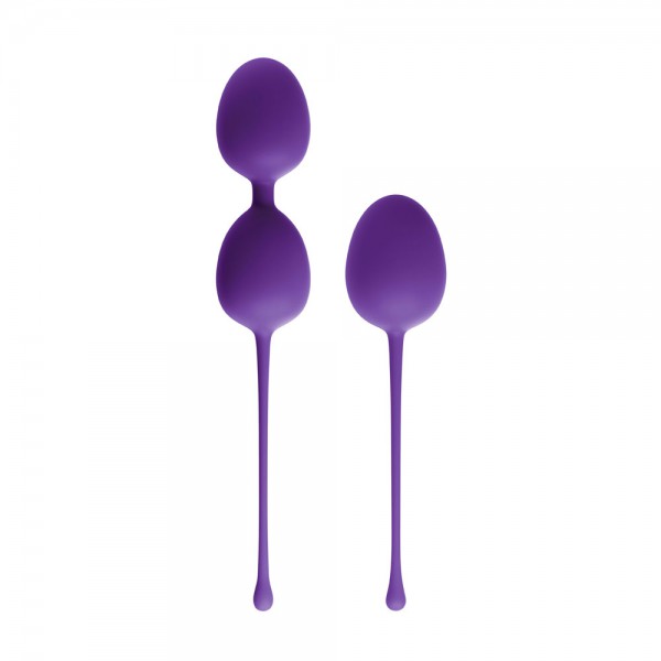 Jimmy Jane Weighted Silicone Kegel Trainer (2 Pce Set)