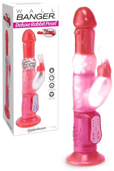 Pipedream Wall Banger Deluxe Rabbit Vibrator With Rotating Pearls — image 5 of 12