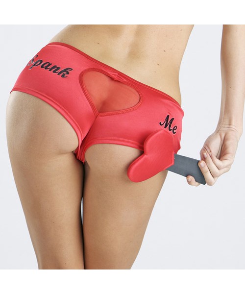 Spank me with heart paddle