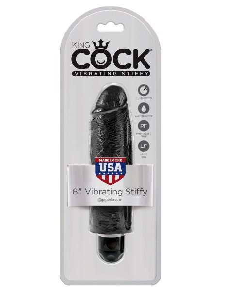 King Cock 6 in. Vibrating Stiffy