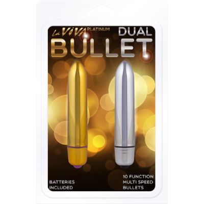 Dual Bullet 10 Function Silver Gold