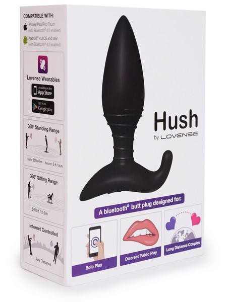 Lovense Hush App Controlled Vibrating Butt Plug 3.5 Inch