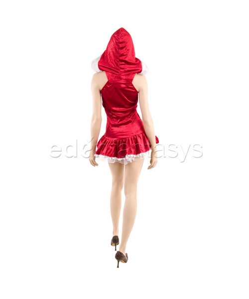 Pom Pom Santa halter dress