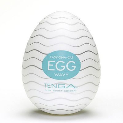 TENGA Wavy Texture Male Masturbator Egg