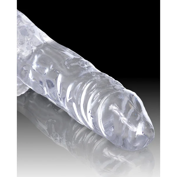 King Cock Clear 4'' Cock with Balls — image 17 of 17