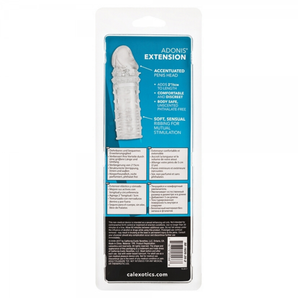 CalExotics Adonis Extension-Clear 2"