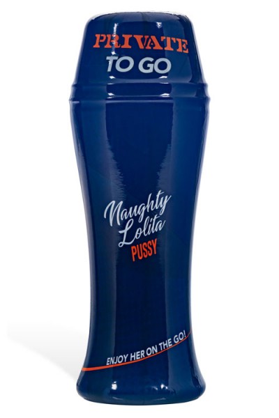 California Exotic Private To Go 8.3" Vaccum Cup Masturbator - Naughty Lolita