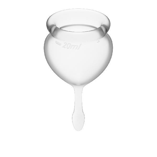 Feel Good Menstrual Cup Transparent 2pcs — image 2 of 9