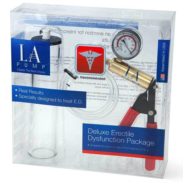 Deluxe Medical Grade Erectile Dysfunction Penis Pump Package by LA Pump — image 7 of 10