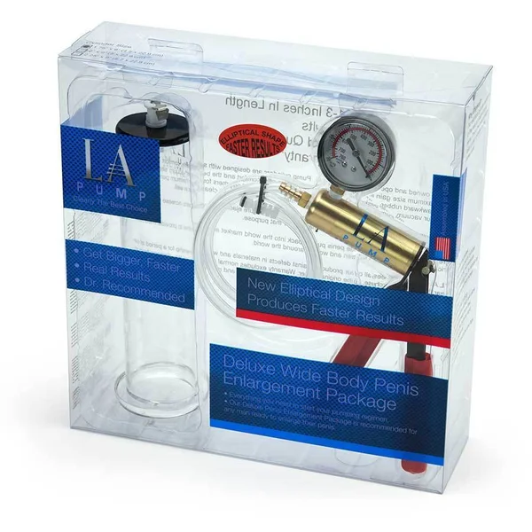 Deluxe Wide Body Ellipitical Penis Enlargement Pump Kit by LA Pump — image 9 of 14