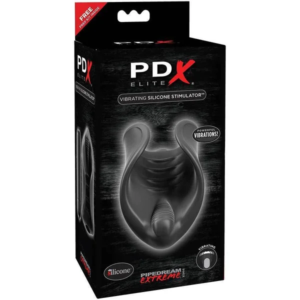 Silicone Penis Vibrator and Cock Head Stimulator by PDX Elite — image 8 of 12