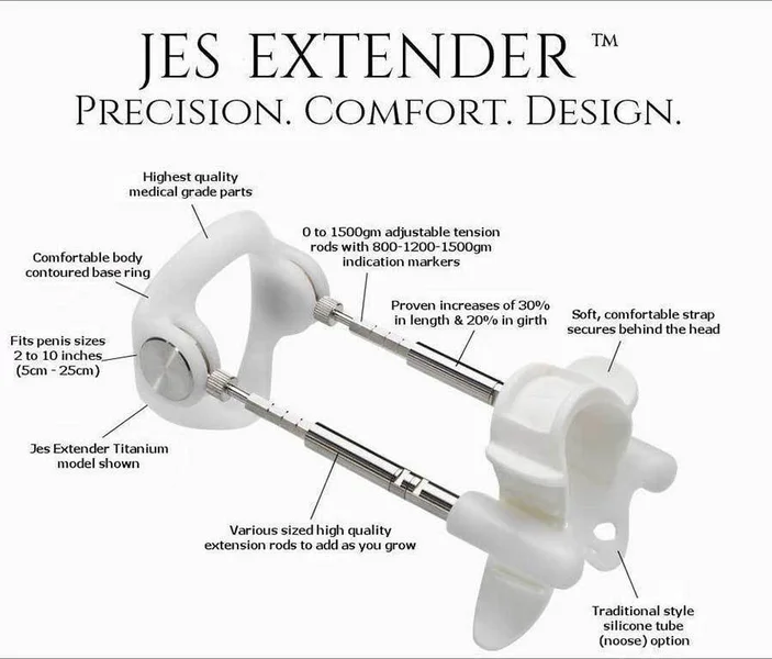 Jes Titanium Penis Extender Cock Stretching Device for Penile Enhancement — image 10 of 14