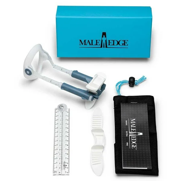 Male Edge Basic Penis Extender Cock Stretching System Blue Edition — image 9 of 14