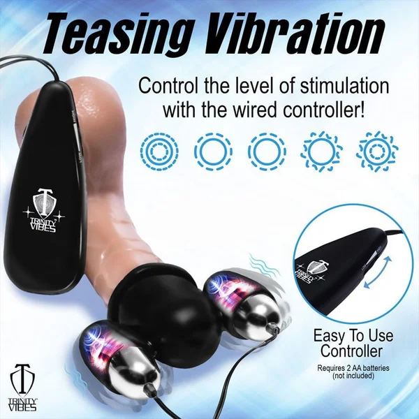 Penis Head Vibrator Multi-Speed Vibrating Bullet Tip Teaser by Trinity Vibes — image 8 of 14