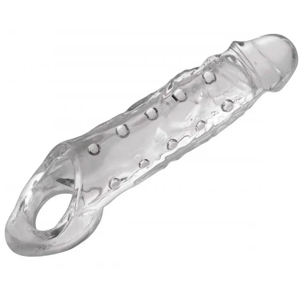 Clearly Ample Penis Extension Sleeve 6.5 Inch Cock Sheath — image 3 of 4