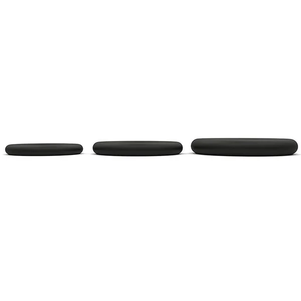 Silicone Cock Ring Set by Lynk Pleasure 3 Soft and Stretchy Penis Rings — image 13 of 13