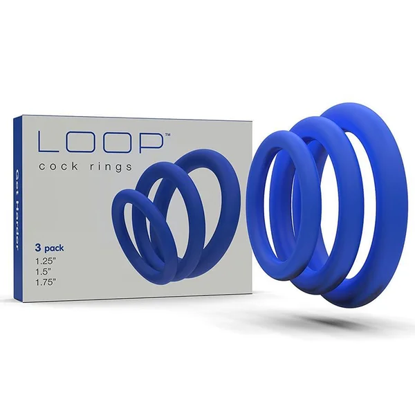 Silicone Cock Ring Set by Lynk Pleasure 3 Soft and Stretchy Penis Rings — image 8 of 13