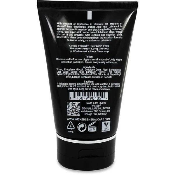 Jelle Water Based Lubricating Gel by Wicked Sensual Care 4 oz — image 4 of 4