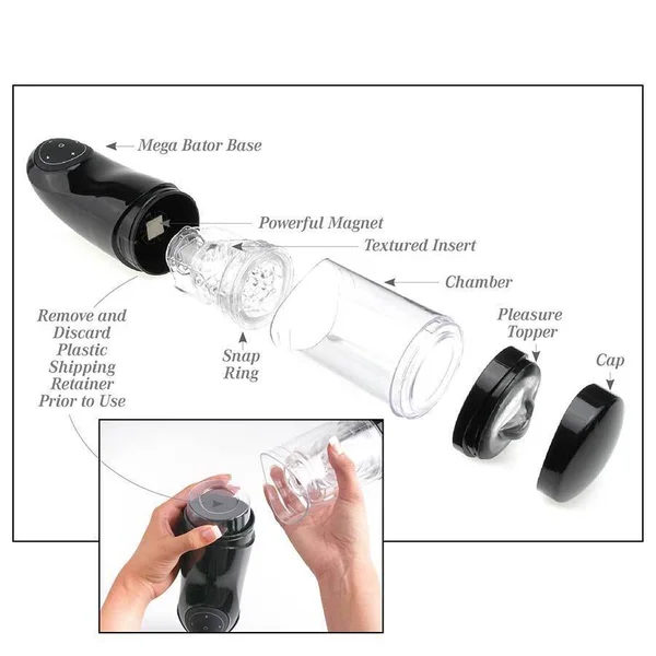 Extreme Toyz Mega-Bator Mouth Male Masturbator — image 13 of 16