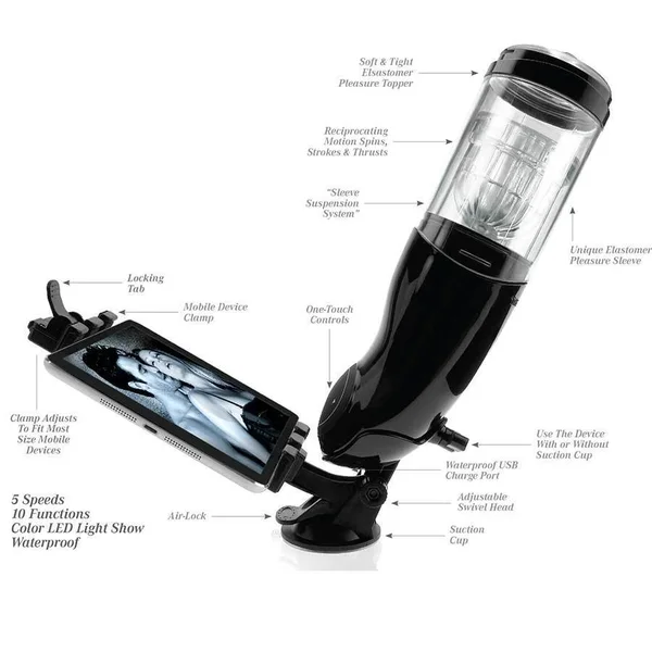Extreme Toyz Mega-Bator Mouth Male Masturbator — image 12 of 16
