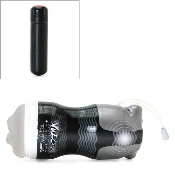 Vulcan Vibrating Male Masturbator Tight Mouth Oral Sex Stroker — image 9 of 12