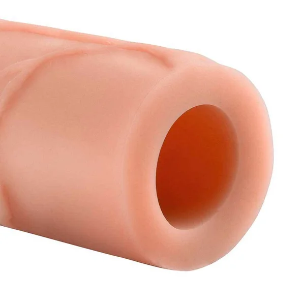 Mega Penis Extension Sleeve 9'' Tan Cock Sheath X-Tensions — image 8 of 10