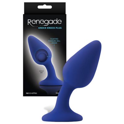 nsnovelties Silicone 4 7 Anal Plug with Floating Pleasure Ball