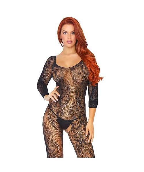 Leg Avenue Swirl Lace Bodystocking — image 4 of 9