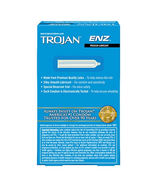 Trojan-enz lubricated