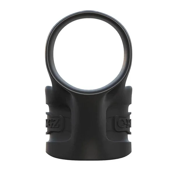 Black Silicone Mr. Big Cock Ring and Ball Stretcher by Fantasy C-Ringz — image 12 of 14
