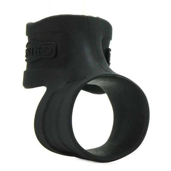 Black Silicone Mr. Big Cock Ring and Ball Stretcher by Fantasy C-Ringz — image 10 of 14