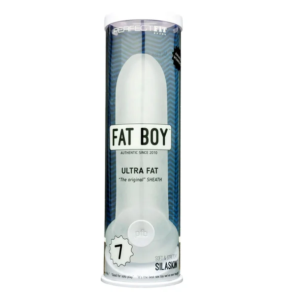 Penis Extension Sleeve Fat Boy Ultra Fat Thick and Clear 5.5" Cock Sheath by Perfect Fit — image 9 of 9