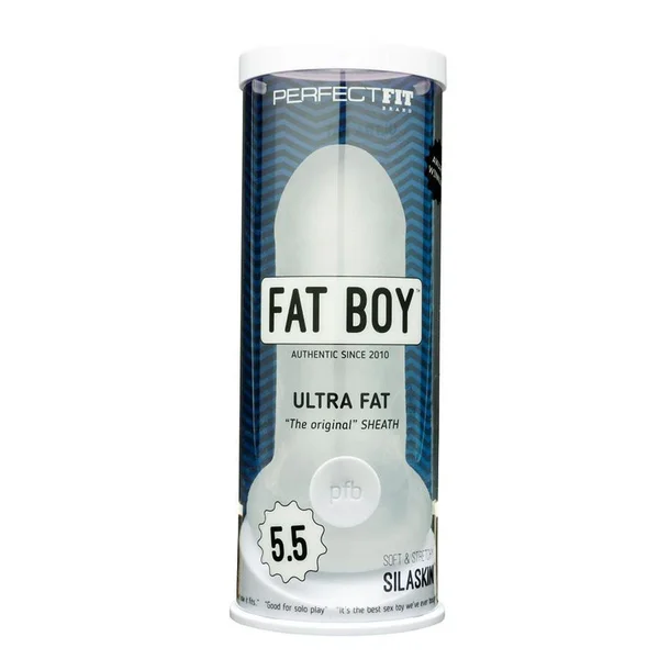 Penis Extension Sleeve Fat Boy Ultra Fat Thick and Clear 5.5" Cock Sheath by Perfect Fit — image 8 of 9