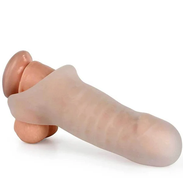 Penis Extension Sleeve Fat Boy Ultra Fat Thick and Clear 5.5" Cock Sheath by Perfect Fit — image 5 of 9