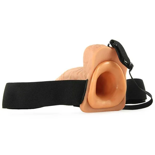 Hollow Penis Extension Sleeve 7" Tan Strap On Cock Sheath — image 11 of 12