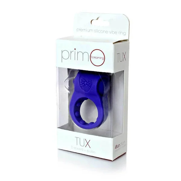 Screaming O PrimO Tux Multi-Speed Silicone Vibrating Cock Ring for Men — image 10 of 10