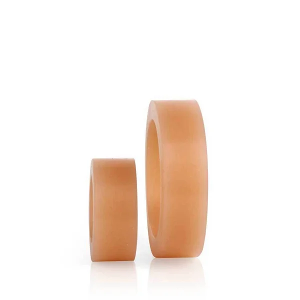 The C-Rings Platinum Premium Silicone Tan Cock Ring Set by Doc Johnson — image 6 of 8