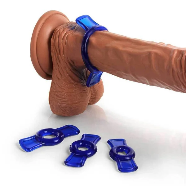 TitanMen Tools Soft and Stretch Cock Ring Set 4 Pack for Men — image 7 of 10