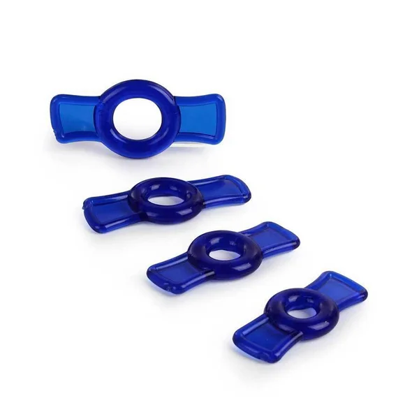 TitanMen Tools Soft and Stretch Cock Ring Set 4 Pack for Men — image 6 of 10