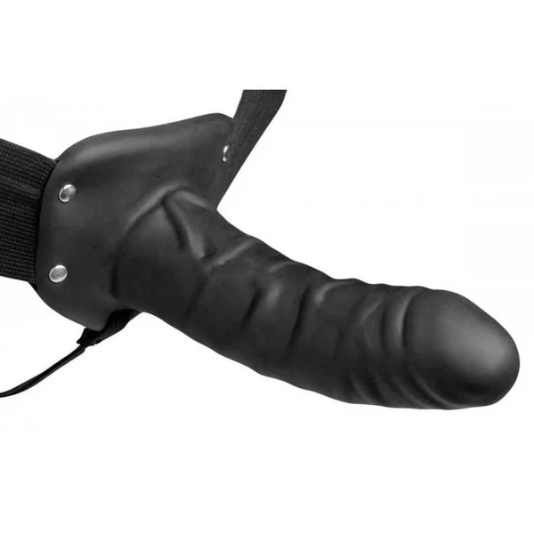 Black Penis Extension Sleeve 6'' Erection Assist Hollow Strap On — image 7 of 10